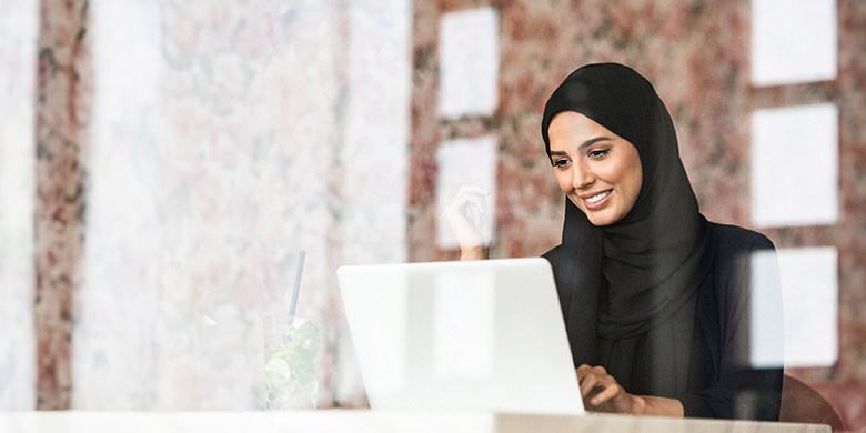 Ladies Banking Banner