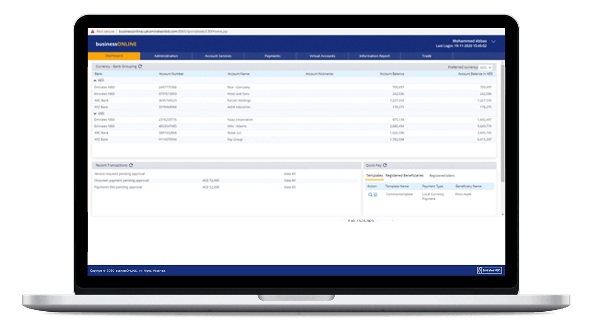 Real-time information