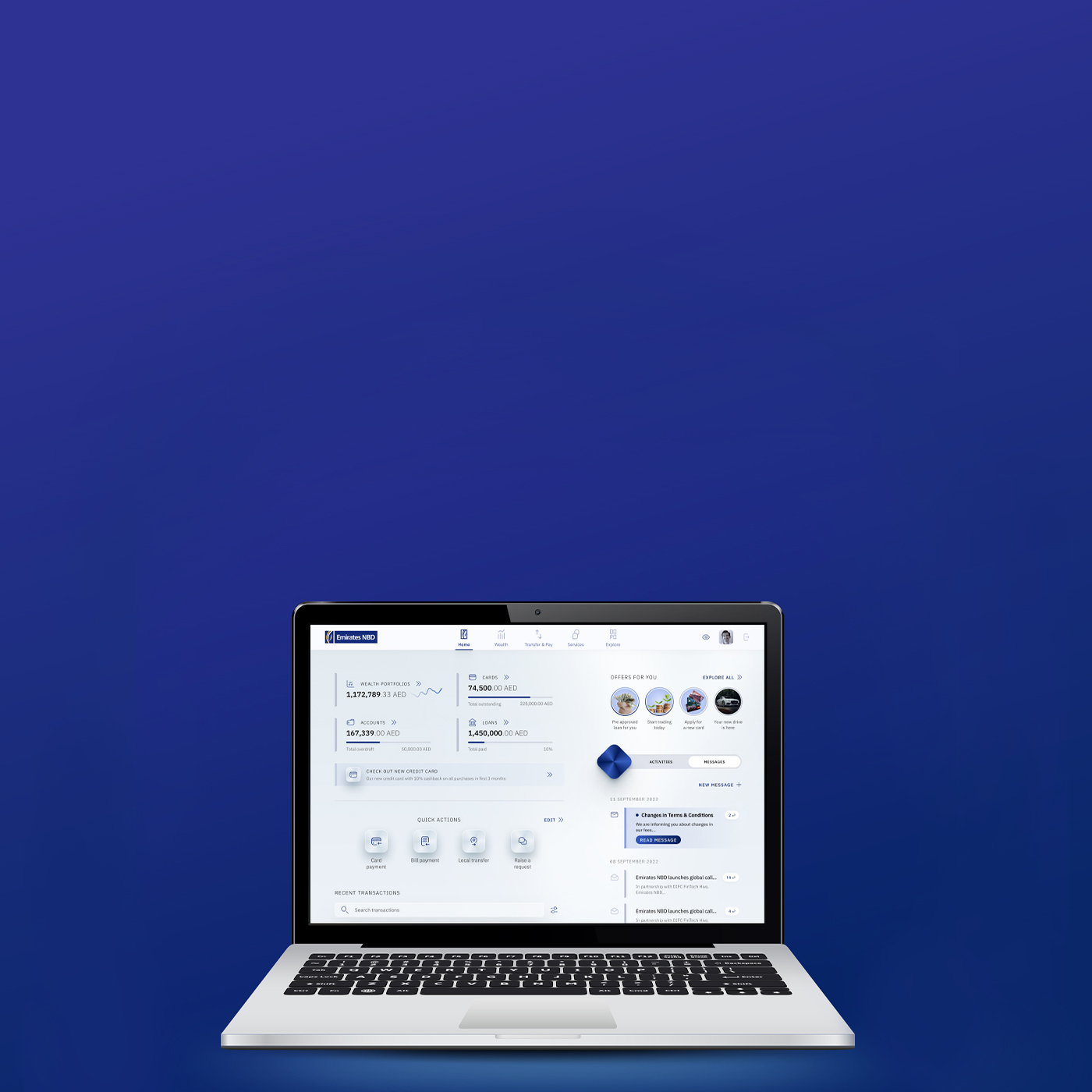 الخدمات المصرفية عبر الانترنت